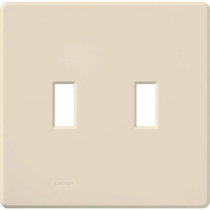 Lutron Fassada 2-Gang Wall Plate - Traditional Toggle Opening |FG-2