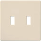 Lutron Fassada 2-Gang Wall Plate - Traditional Toggle Opening |FG-2