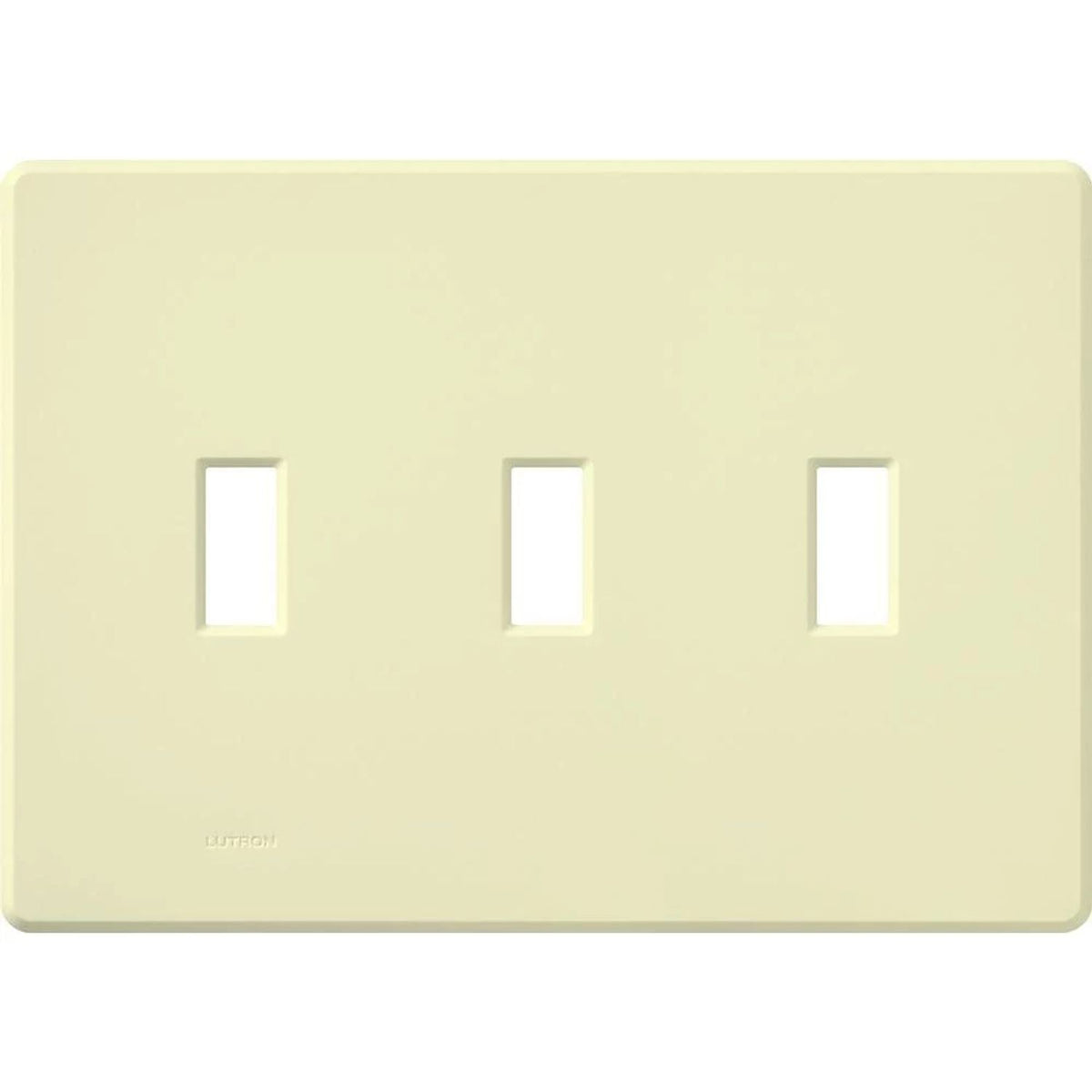 Lutron Fassada 3-Gang Wall Plate | For 3 Traditional Toggle Controls | FG-3