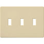 Lutron Fassada 3-Gang Wall Plate | For 3 Traditional Toggle Controls | FG-3