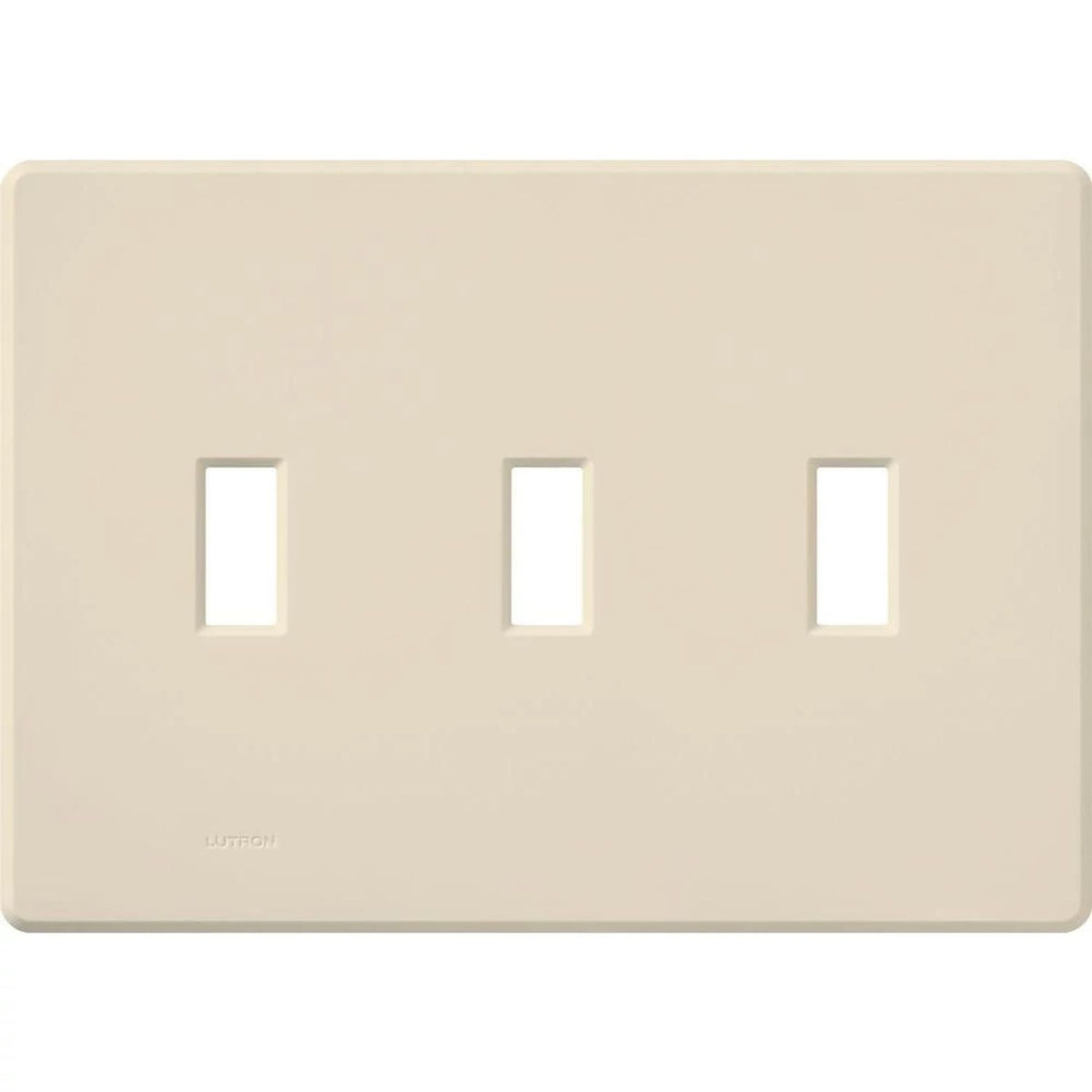 Lutron Fassada 3-Gang Wall Plate | For 3 Traditional Toggle Controls | FG-3