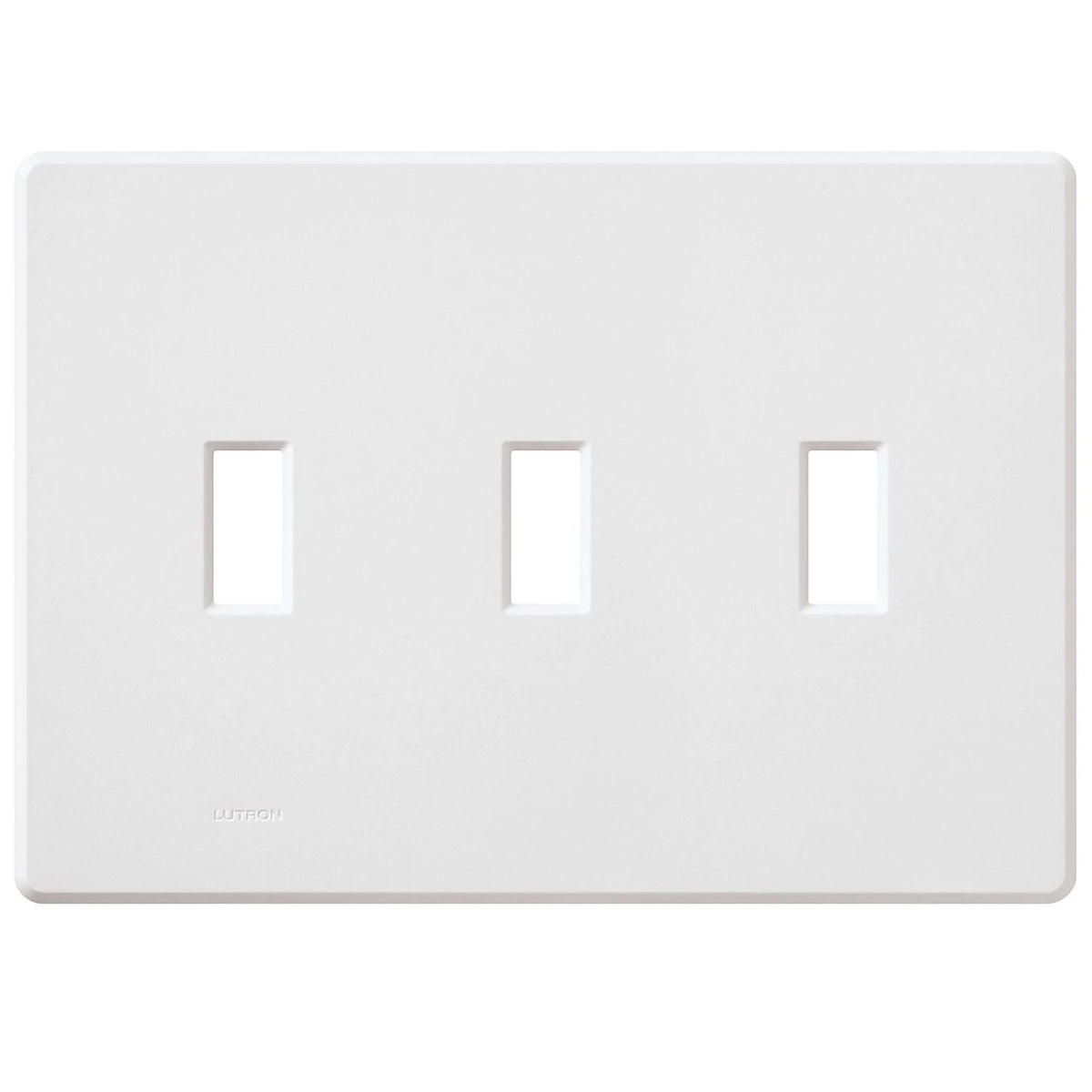 Lutron Fassada 3-Gang Wall Plate | For 3 Traditional Toggle Controls | FG-3