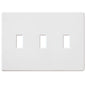 Lutron Fassada 3-Gang Wall Plate | For 3 Traditional Toggle Controls | FG-3