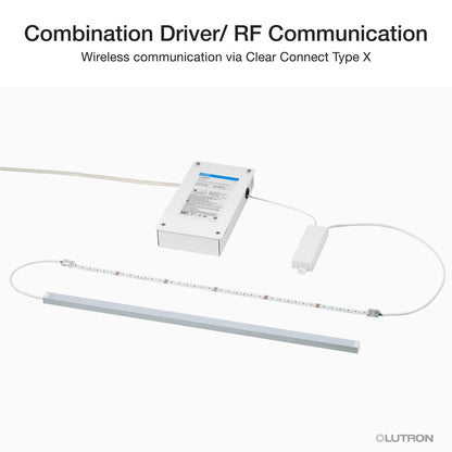 Lutron Lumaris RGB + tunable white system wiring overview, SKU LU-WK1-6W
