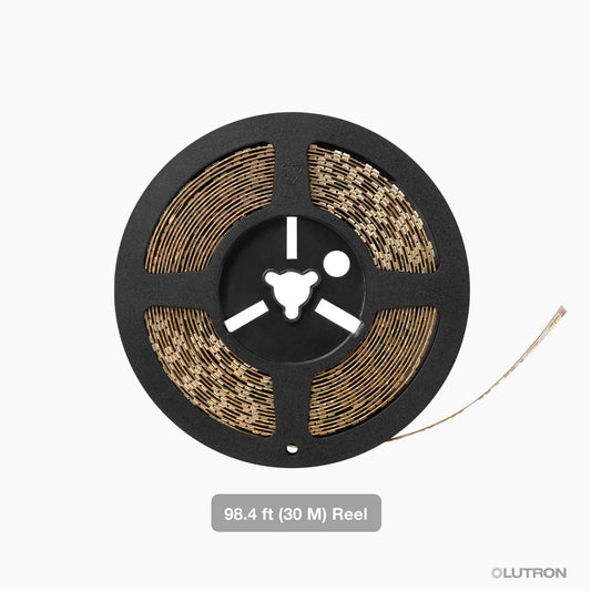 Lutron Lumaris tunable white LED tape light 98.4 ft reel, daylight 2500K-5000K, SKU LU-T30-DL