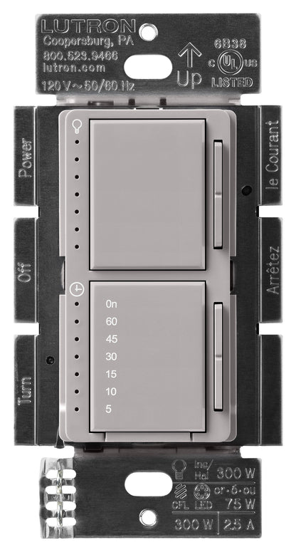 Lutron Maestro Dual Control - LED+ Dimmer & Countdown Timer | MACL-L3T251