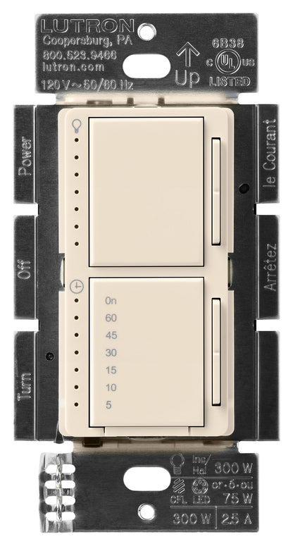 Lutron Maestro Dual Control - LED+ Dimmer & Countdown Timer | MACL-L3T251