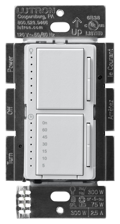 Lutron Maestro Dual Control - LED+ Dimmer & Countdown Timer | MACL-L3T251