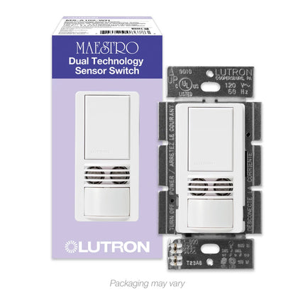 Lutron Maestro Dual-Tech Motion Sensor - No Neutral Required | MS-A102