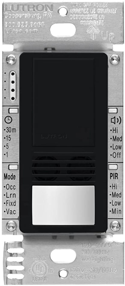 Lutron Maestro Dual-Tech Vacancy Sensor - PIR + Ultrasonic | MS-B102-V