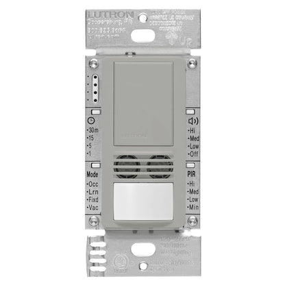 Lutron Maestro Dual-Tech Vacancy Sensor - PIR + Ultrasonic | MS-B102-V