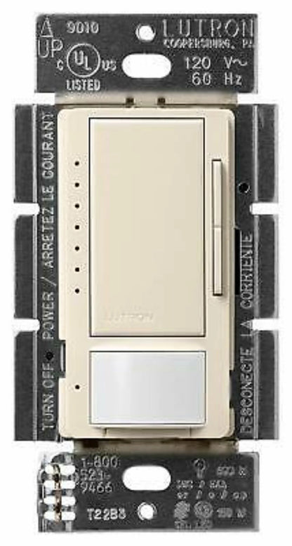 Lutron Maestro Dual-Tech Vacancy Sensor - PIR + Ultrasonic | MS-B102-V