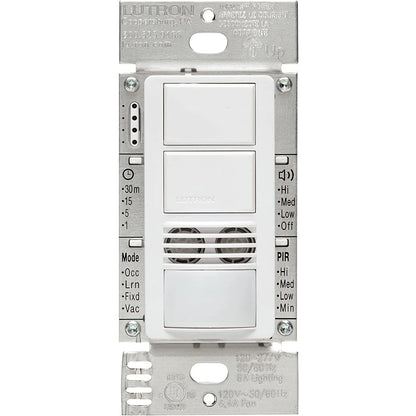 Lutron Maestro Dual-Tech Motion Sensor - PIR + Ultrasonic | MS-B202