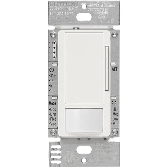 Lutron Maestro Occupancy Sensor LED Dimmer - Single Pole / Multi-Location - White