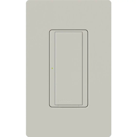 Maestro Switch - Satin Finish, Incandescent/Halogen, Magnetic Low-Voltage, Electronic Low-Voltage, Fluorescent, Multi-location/single-pole, 120V/8A in palladium
