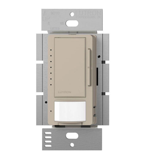 Maestro occupancy LED+ passive infrared occupancy/vacancy sensor that automatically control the lights in an area in taupe