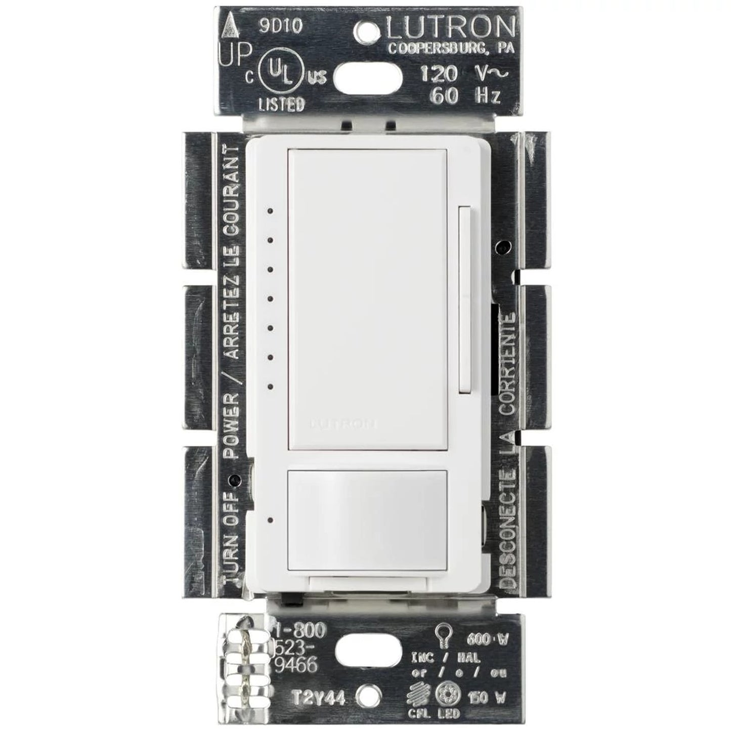 Lutron Maestro LED+ Motion Sensor Dimmer - 150W LED (Retail Pack) | MSCL-OP153MH-XXC