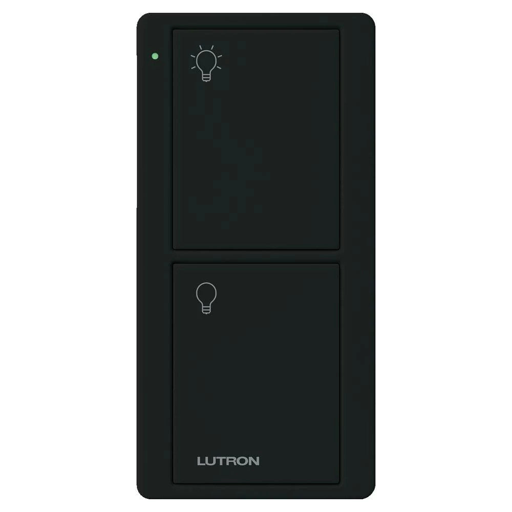Lutron Pico 2 Button Remote Control (Light Icon) | PJ2-2B-GXX-L01