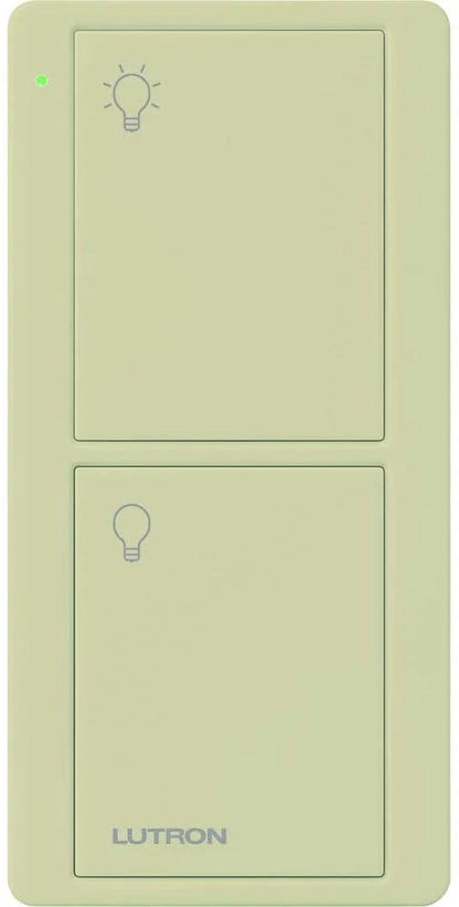 Lutron Pico 2 Button Remote Control (Light Icon) | PJ2-2B-GXX-L01