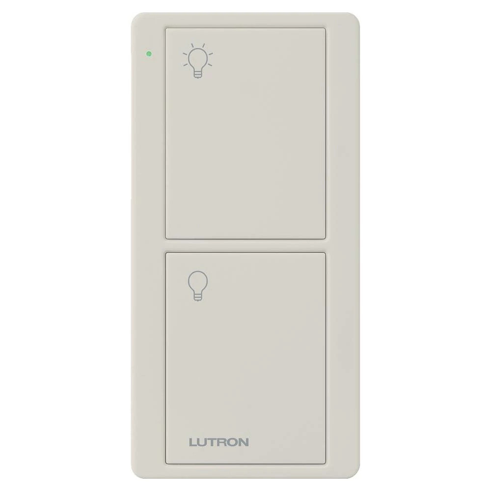 Lutron Pico 2 Button Remote Control (Light Icon) | PJ2-2B-GXX-L01