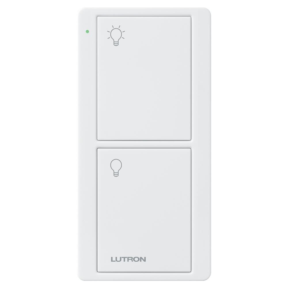 Lutron Pico 2 Button Remote Control (Light Icon) | PJ2-2B-GXX-L01