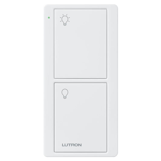 Lutron Pico 2 Button Remote Control (Light Icon) | PJ2-2B-GXX-L01