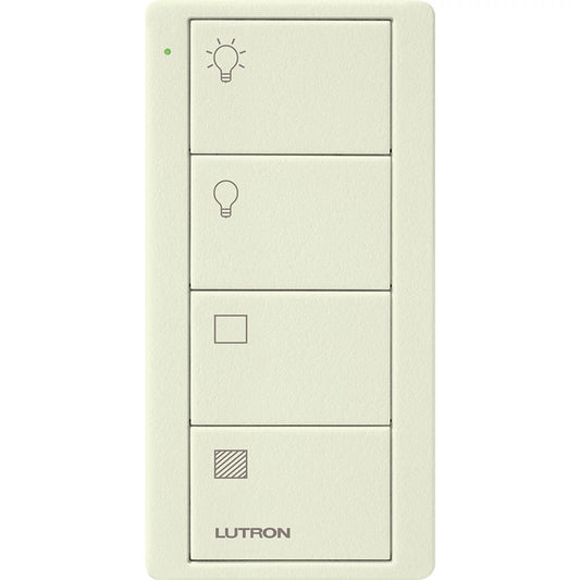 Lutron Pico Smart Remote, 4-Button 2-Group Control (Light and Shade Icons) | PJ2-4B-XX-S21