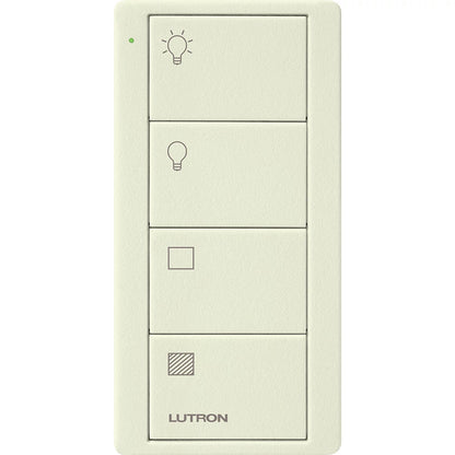 Lutron Pico Smart Remote, 4-Button 2-Group Control (Light & Shade Icons) | PJ2-4B-XX-LS21