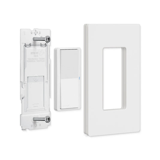 Lutron Pico Paddle Smart Remote Wall Mounting Kit, White, Trilingual | PJ2W-P2B-WH