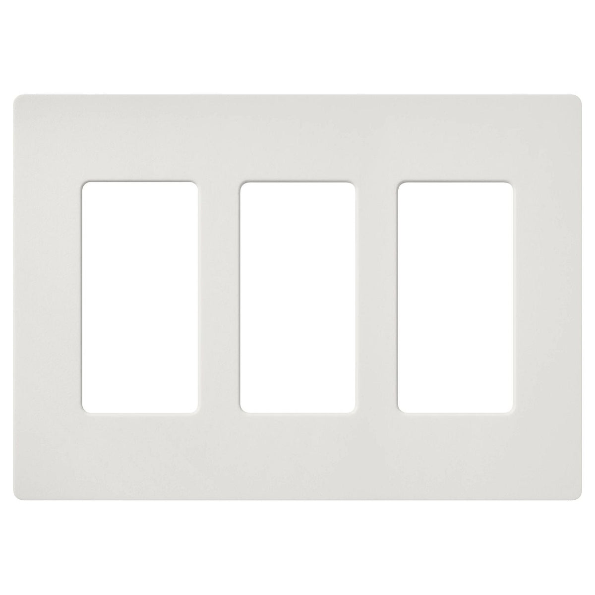 Lutron Claro 3-Gang Screwless Wall Plate | SC-3
