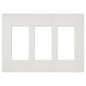 Lutron Claro 3-Gang Screwless Wall Plate | SC-3