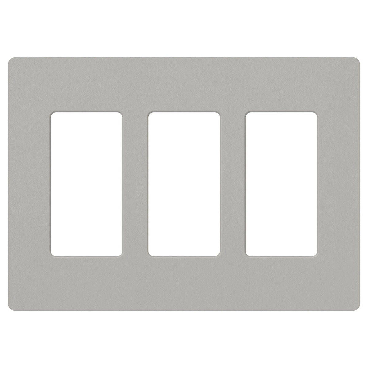 Lutron Claro 3-Gang Screwless Wall Plate | SC-3