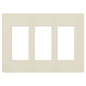 Lutron Claro 3-Gang Screwless Wall Plate | SC-3