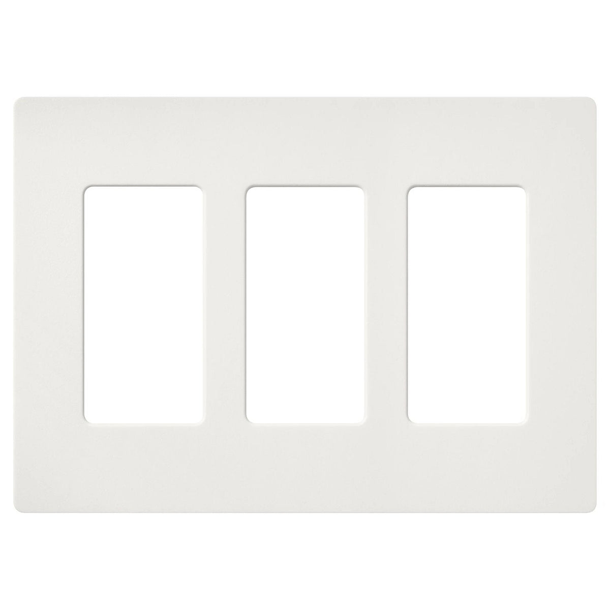 Lutron Claro 3-Gang Screwless Wall Plate | SC-3