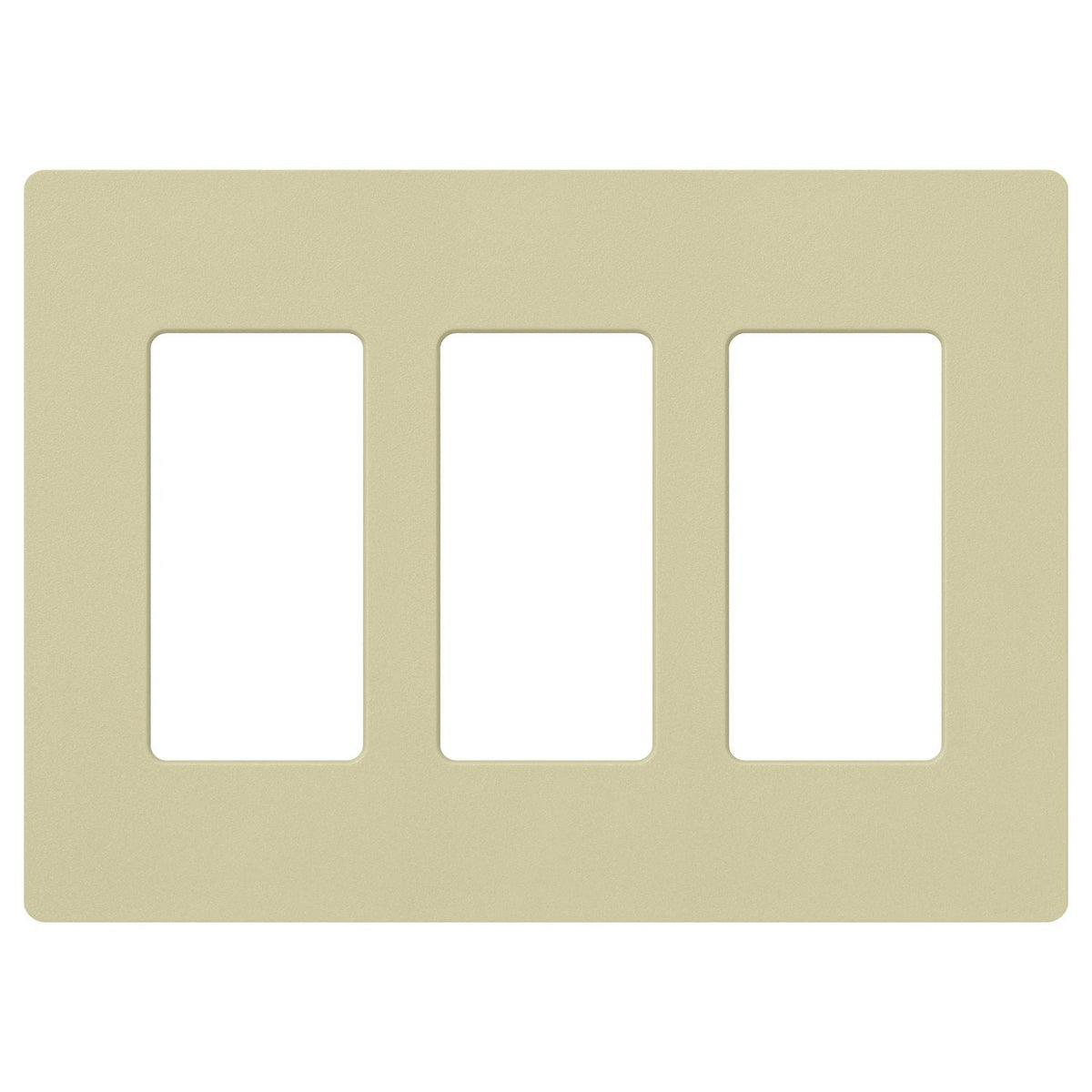 Lutron Claro 3-Gang Screwless Wall Plate | SC-3