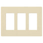 Lutron Claro 3-Gang Screwless Wall Plate | SC-3