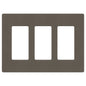 Lutron Claro 3-Gang Screwless Wall Plate | SC-3