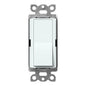 Lutron Claro 15A On/Off Rocker Switch - 3-Way Decorator | SC-6-CS