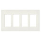 Lutron Claro 4-Gang Wallplate | CW-4-XX