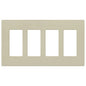 Lutron Claro 4-Gang Wallplate | CW-4-XX