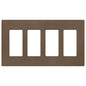 Lutron Claro 4-Gang Wallplate | CW-4-XX