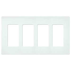 Lutron Claro 4-Gang Wallplate | CW-4-XX