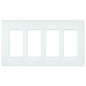 Lutron Claro 4-Gang Wallplate | CW-4-XX