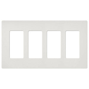 Lutron Claro 4-Gang Wallplate | CW-4-XX