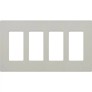 Lutron Claro 4-Gang Wallplate | CW-4-XX