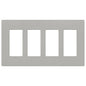 Lutron Claro 4-Gang Wallplate | CW-4-XX