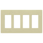 Lutron Claro 4-Gang Wallplate | CW-4-XX
