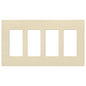 Lutron Claro 4-Gang Wallplate | CW-4-XX