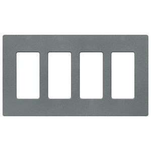 Lutron Claro 4-Gang Wallplate | CW-4-XX