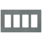 Lutron Claro 4-Gang Wallplate | CW-4-XX